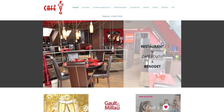 Photo site internet Café Foutu