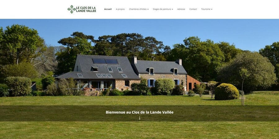 Photo site internet Le Clos de Lande Vallée