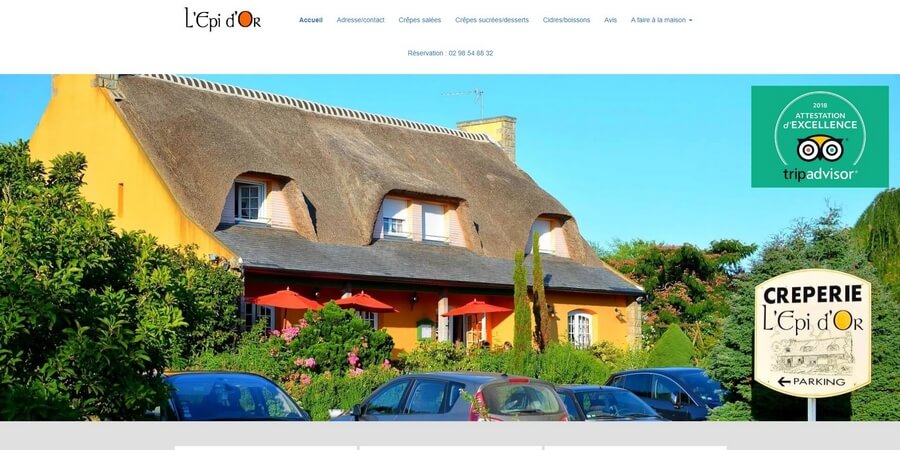 Photo site internet Crêperie L'Epi d'Or