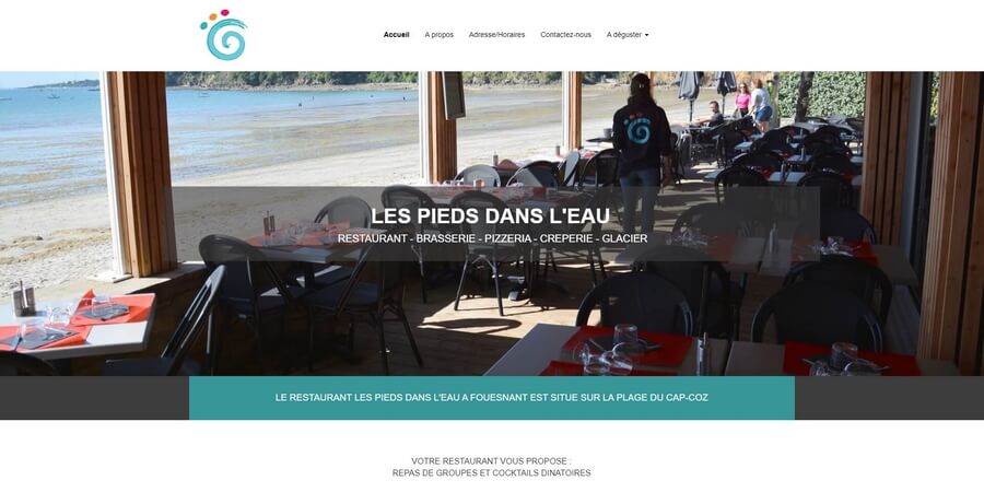 Photo site internet les Pieds dans l'Eau Cap Coz