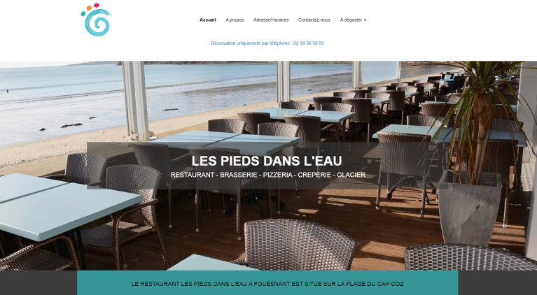 Restaurant Les Pieds dans l'Eau à Fouesnant
