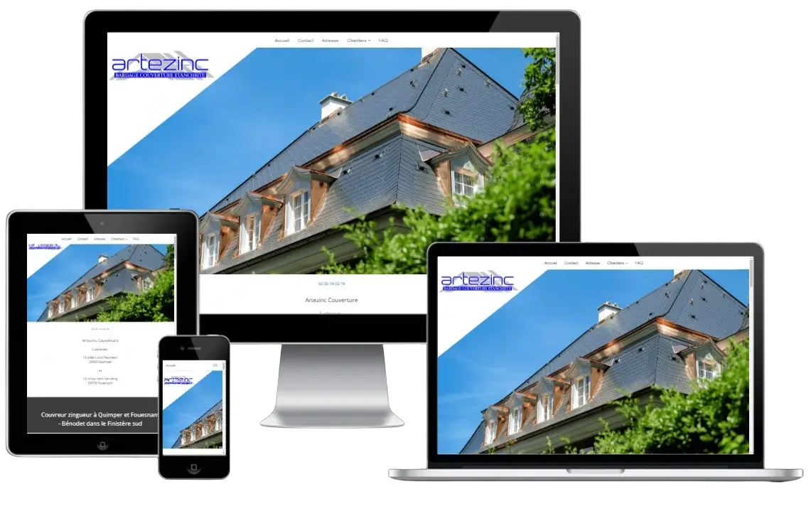 Site Artezinc Couverture
