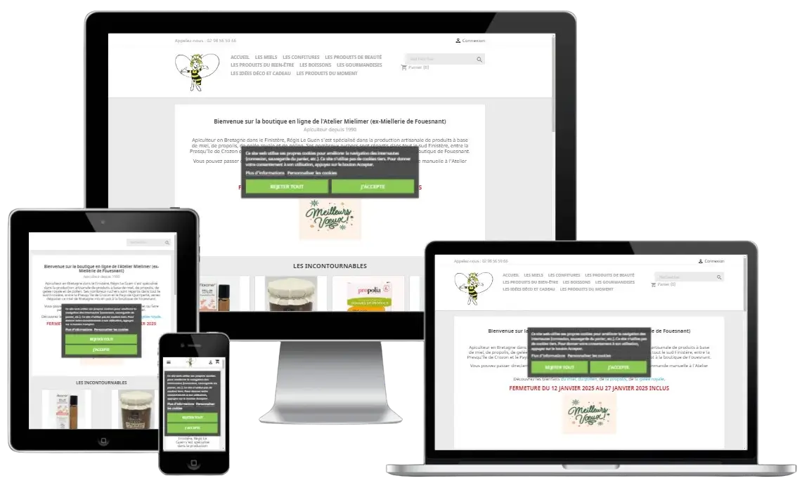 Site Miellerie de Fouesnant