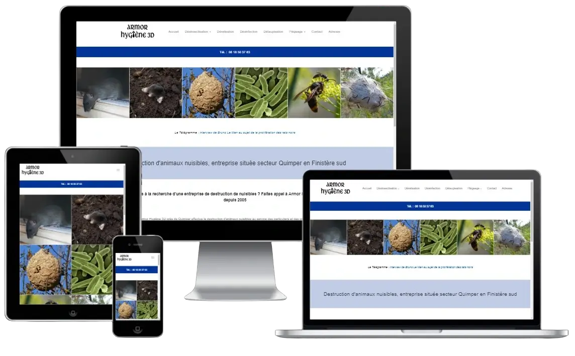 Site Armor Hygiène 3D