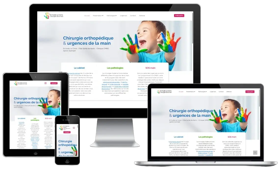 Site Chirurgien main Aude Le Corre