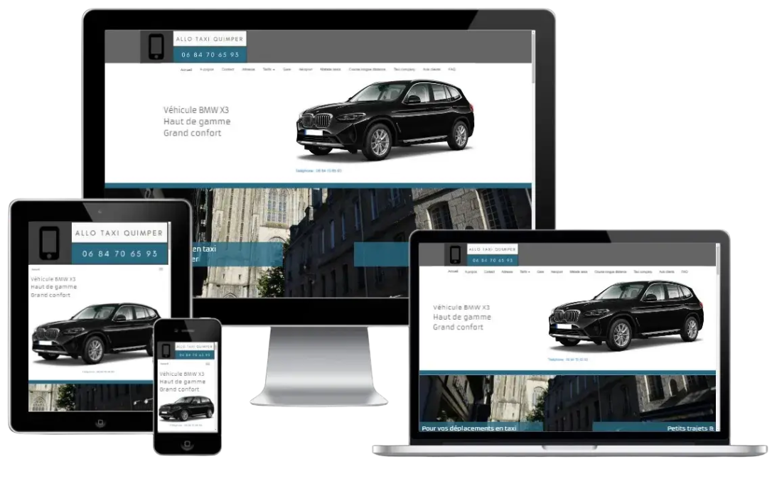 Site Allo Taxi Quimper