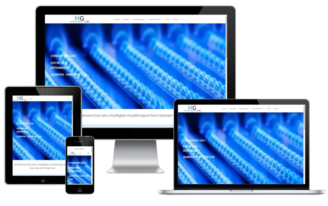 Site responsive Maintenance Gaz