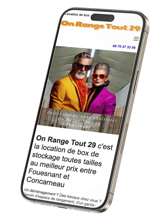 écran de mobile