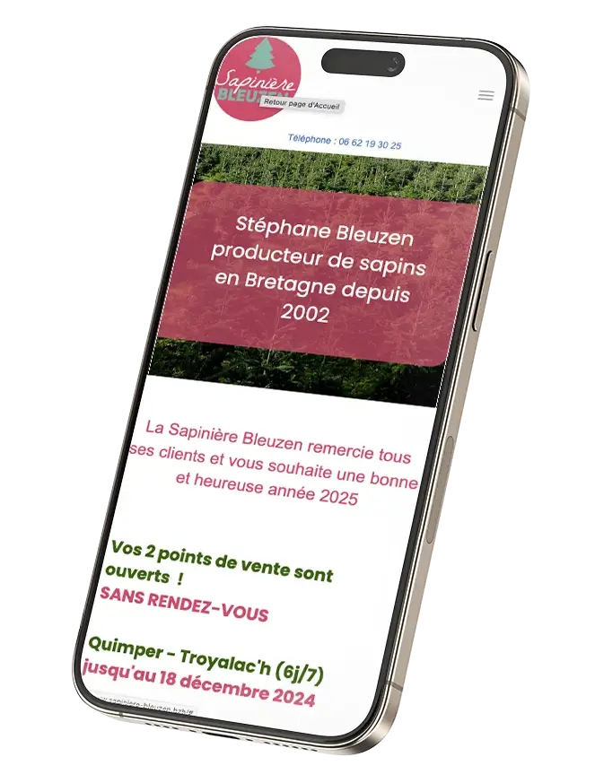 écran de mobile
