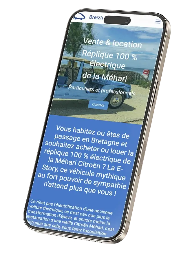 écran de mobile